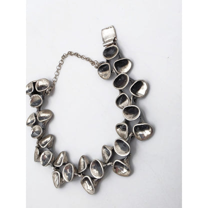 Rare Valon Kulta Hopea Valo-Koru Finland Sterling Reindeer Moss Bracelet 1972, alternate product view 6
