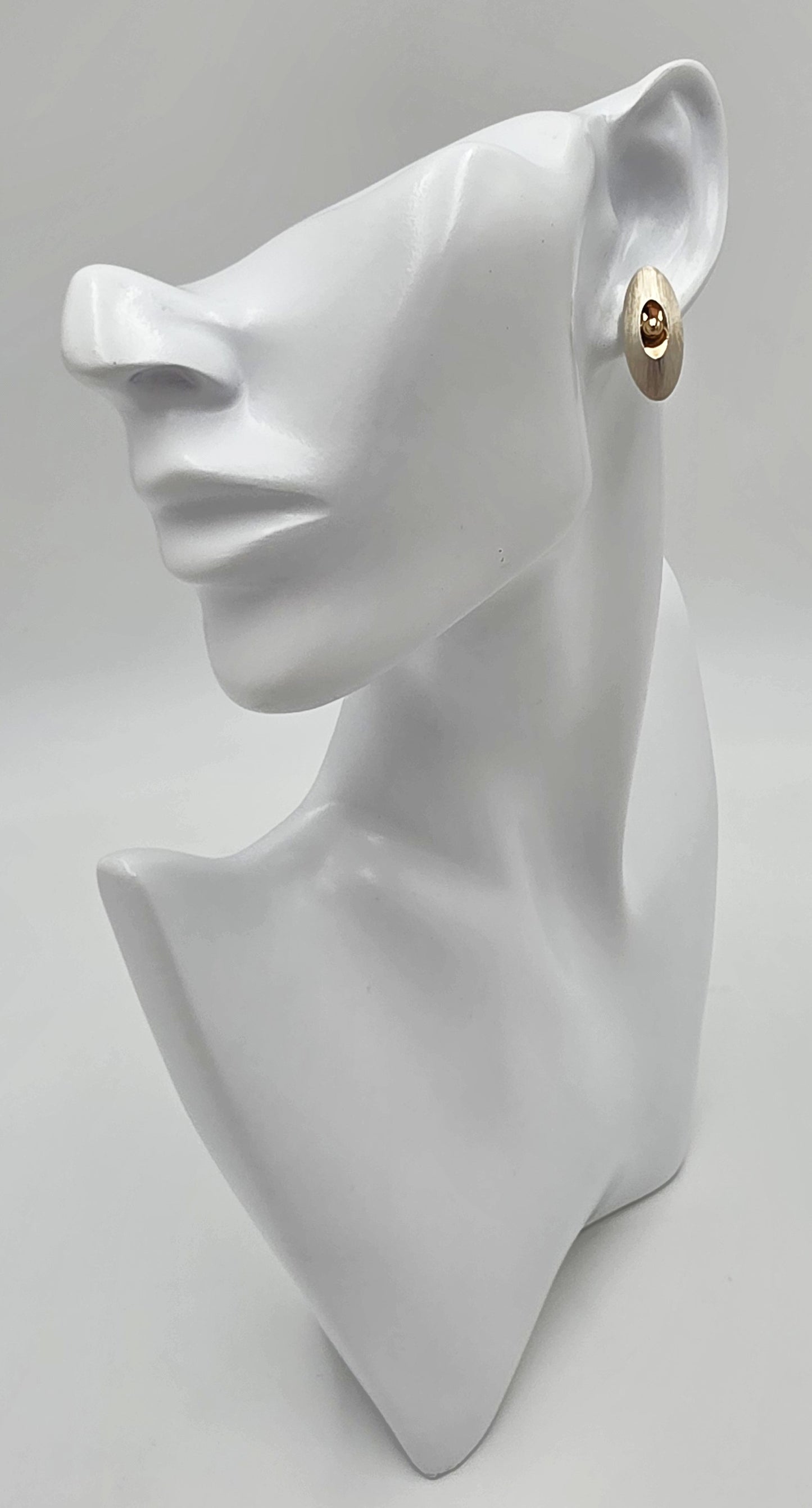 Retired Ed Levin Modernist Sterling 14K Earrings & Necklace Set C 1980/1990s, alternate product view 4