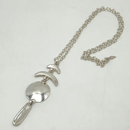 Vintage RLM Robert Lee Morris Sterling Modernist Articulated Pendant Necklace, alternate product view 7
