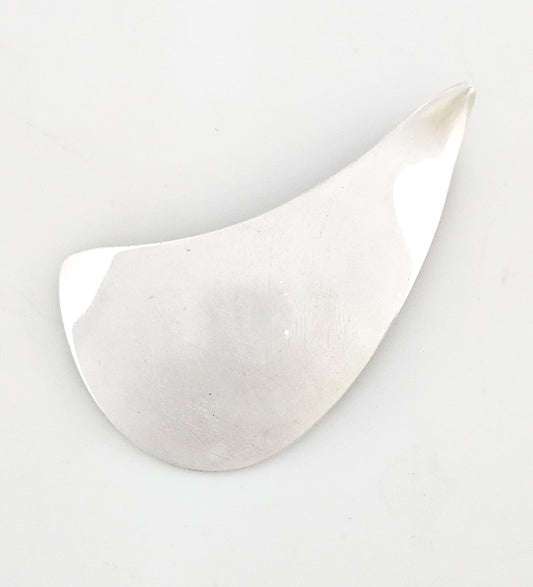 Danish Designer Arne Johansen Retro Modernist Sterling Silver Brooch 1950s
