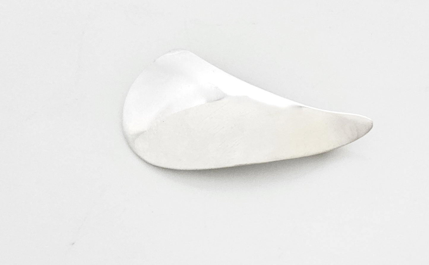 Danish Designer Arne Johansen Retro Modernist Sterling Silver Brooch 1950s, alternate product view 4