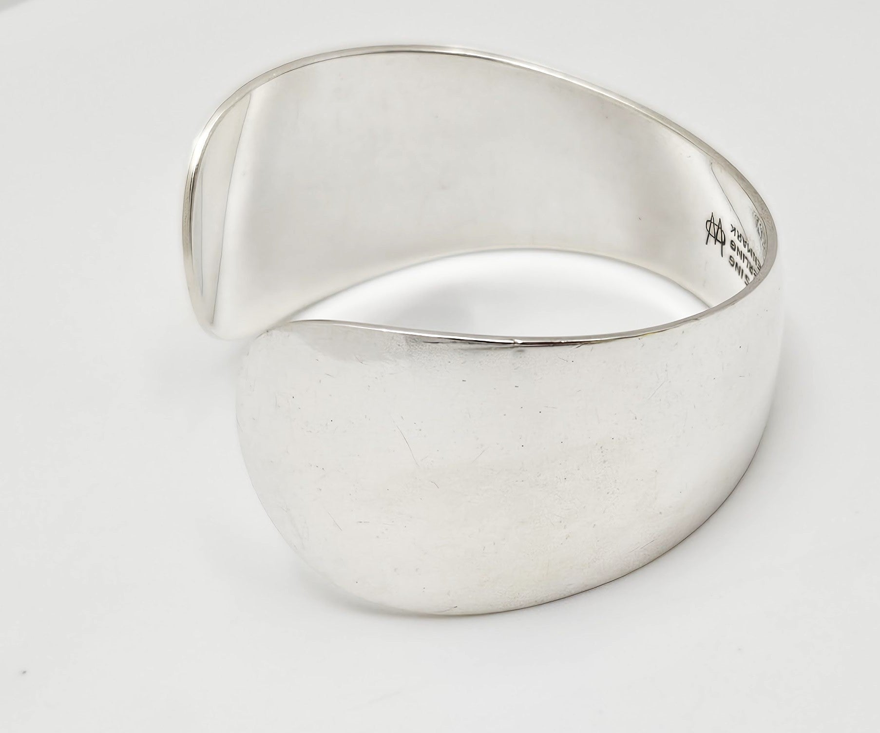 Superb MCM Denmark Ove Wendt for Age Fausing Sterling Silver Cuff Bracelet, alternate product view 4