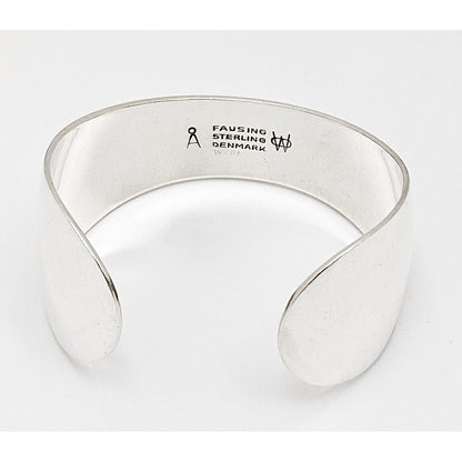 Superb MCM Denmark Ove Wendt for Age Fausing Sterling Silver Cuff Bracelet