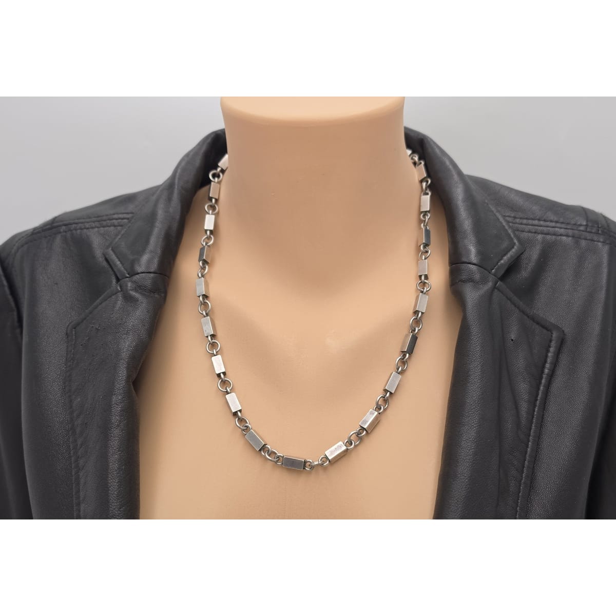 Superb SBH - Wiwen Sweden Modernist Sterling Necklace Bracelet Set 1946/1951, alternate product view 2