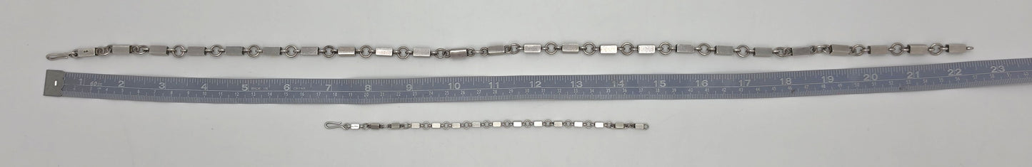 Superb SBH - Wiwen Sweden Modernist Sterling Necklace Bracelet Set 1946/1951, alternate product view 13