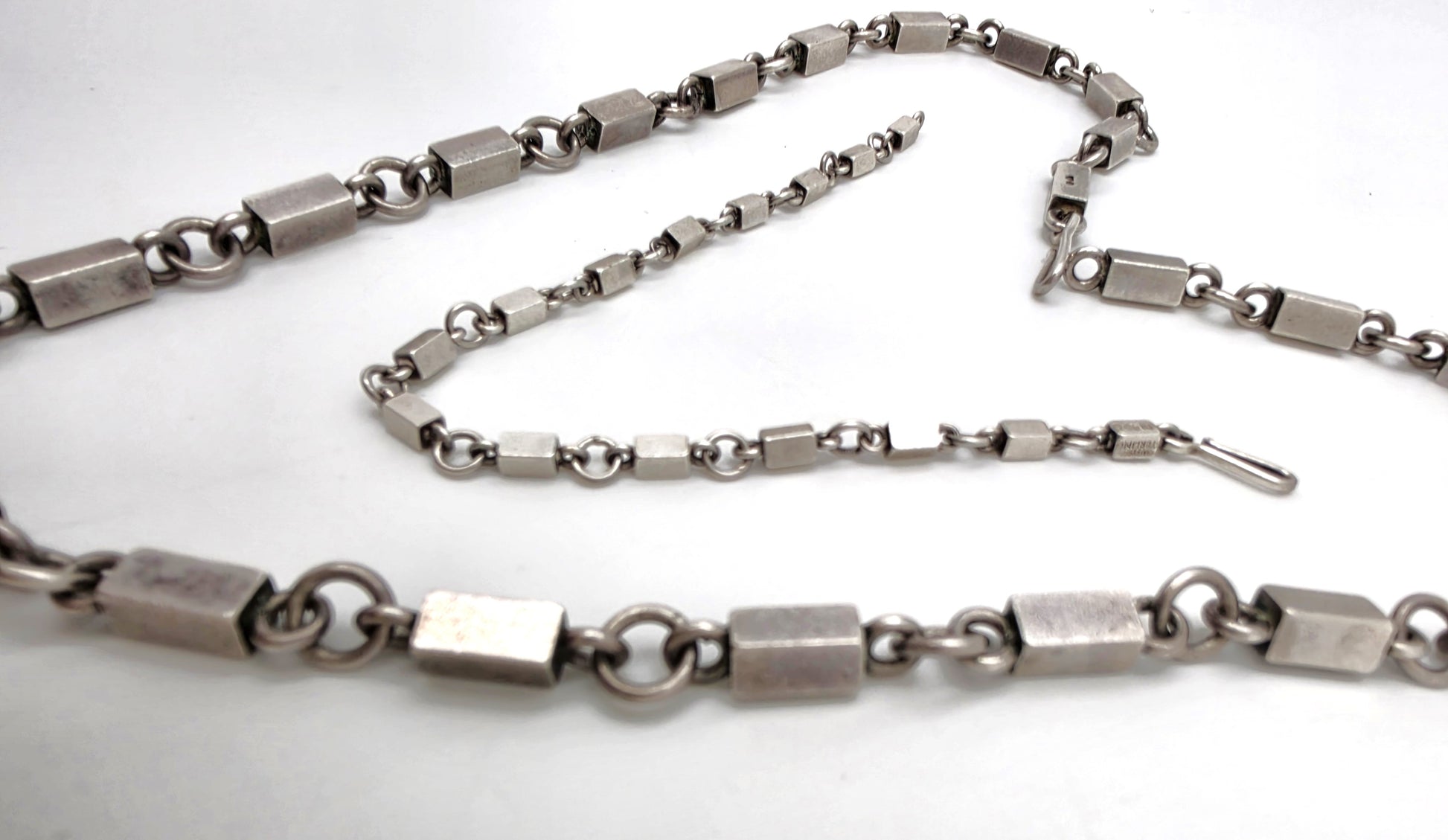 Superb SBH - Wiwen Sweden Modernist Sterling Necklace Bracelet Set 1946/1951, alternate product view 5