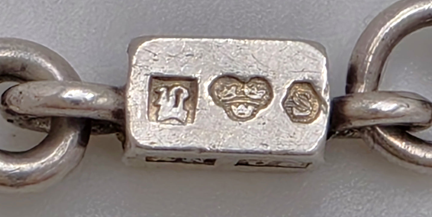 Superb SBH - Wiwen Sweden Modernist Sterling Necklace Bracelet Set 1946/1951, alternate product view 9