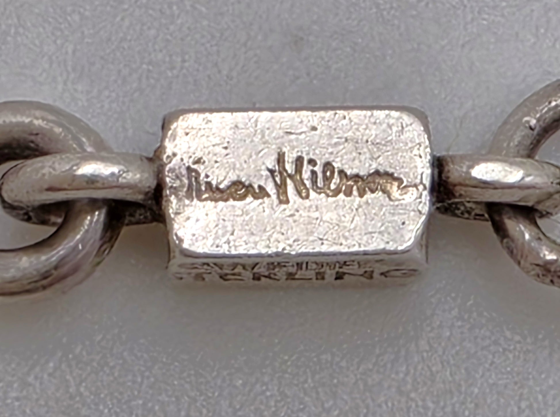 Superb SBH - Wiwen Sweden Modernist Sterling Necklace Bracelet Set 1946/1951, alternate product view 11