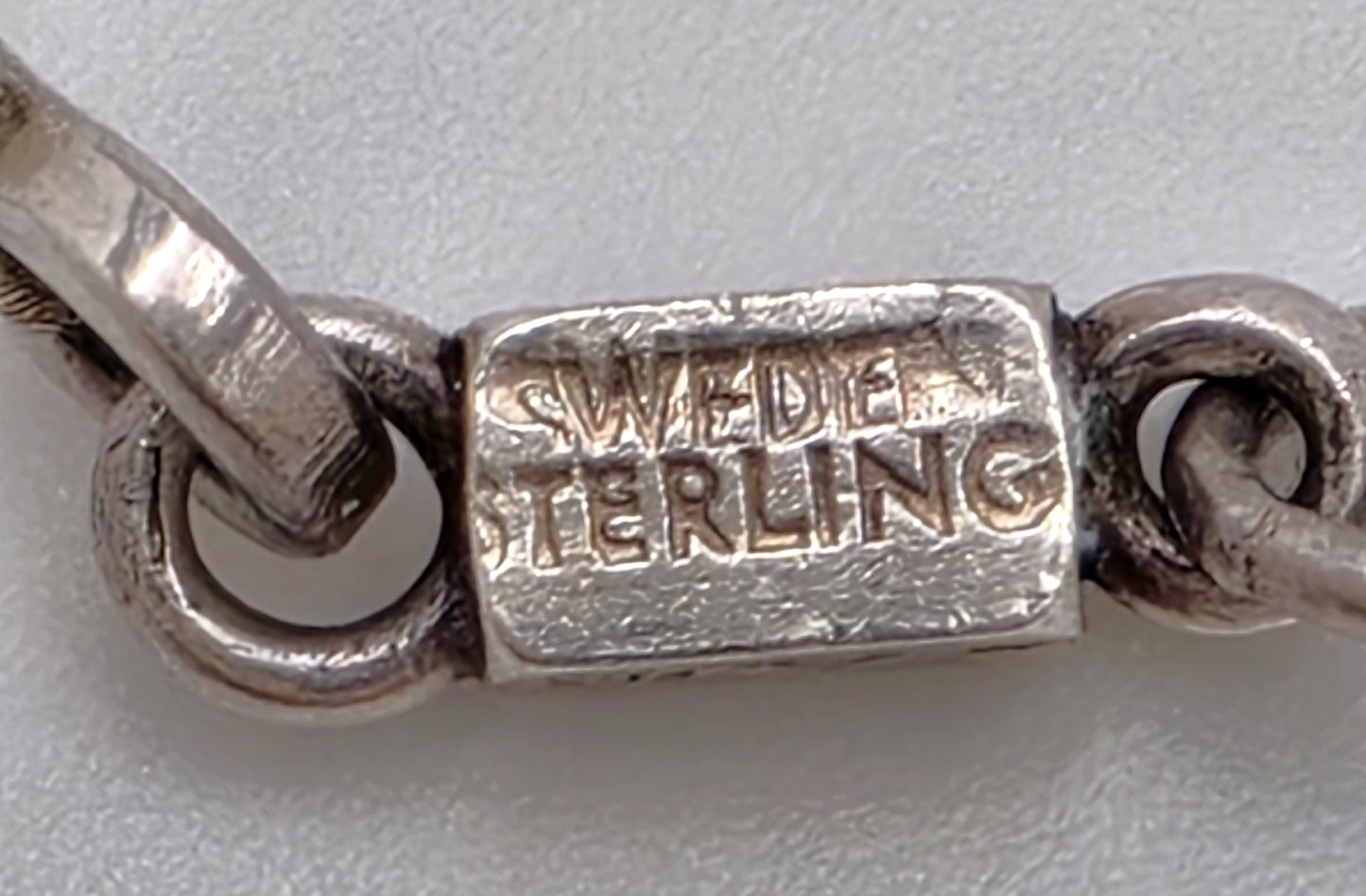 Superb SBH - Wiwen Sweden Modernist Sterling Necklace Bracelet Set 1946/1951, alternate product view 12