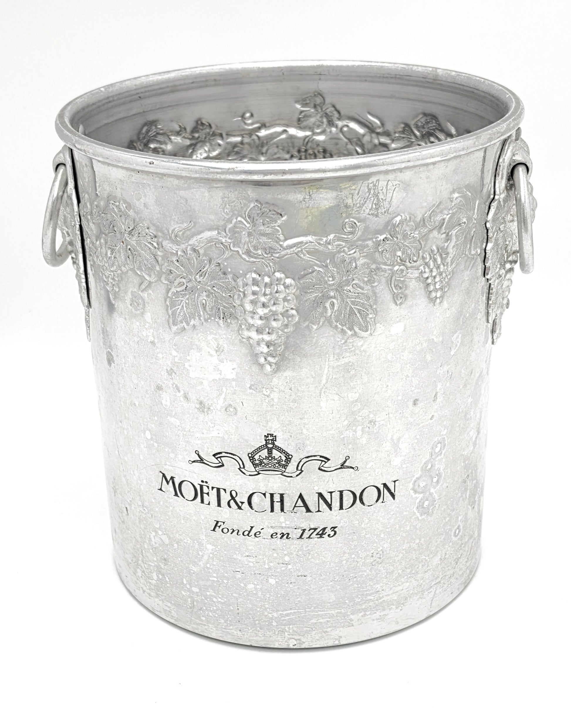 Moet Chandon France Etain Pewter Single Magnum Champagne Cooler 1970/80s, alternate product view 2