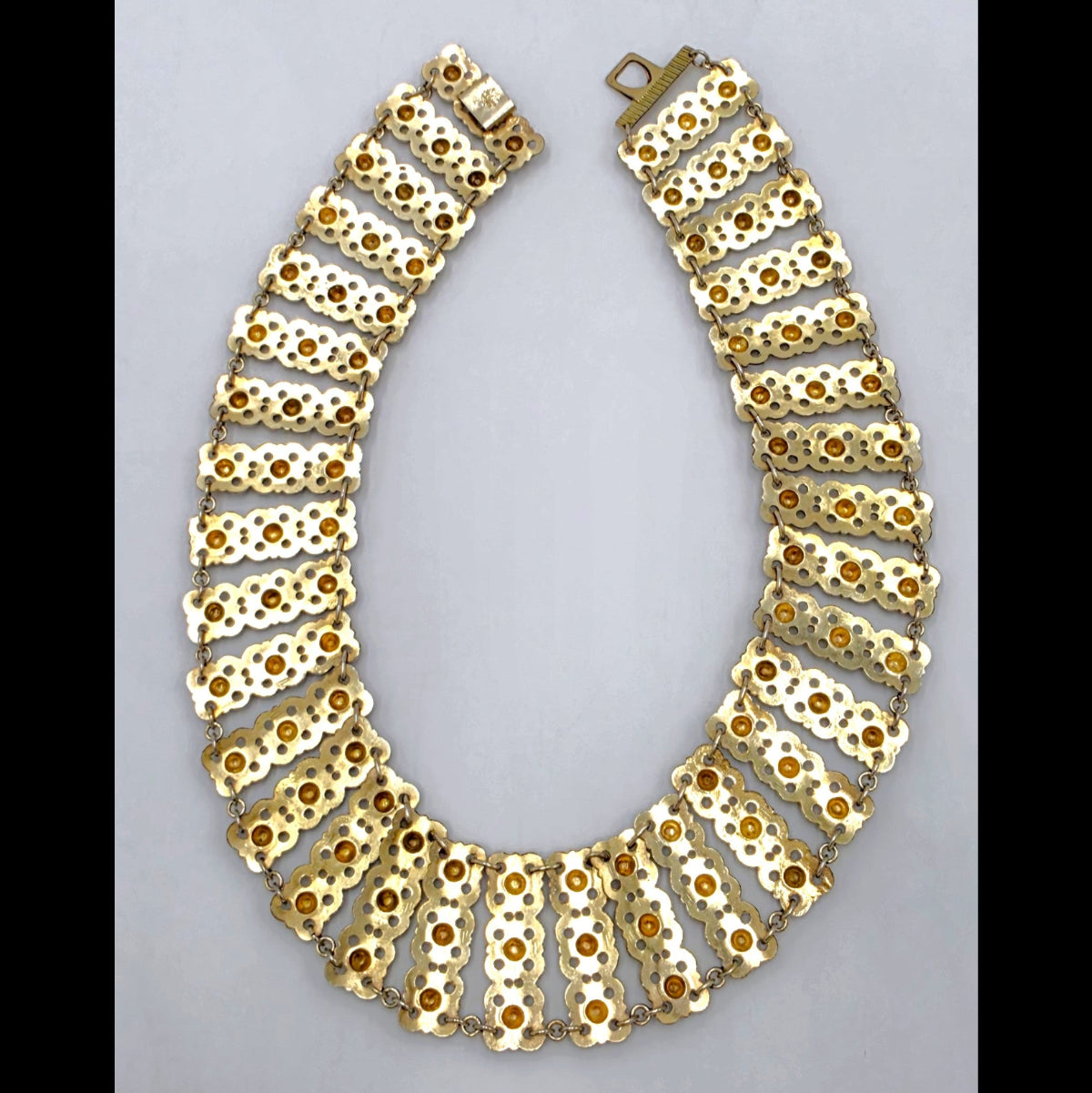 David Andersen Jewelry Willy Winnaess David Andersen Sterling Enamel  Necklace 1950s