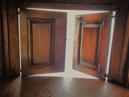19th Century Flemish Oak &amp; Iron Neo-Renaissance/Gothic Revival Vestry Cabinet