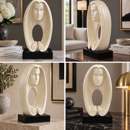 Austin Productions Sculpture Restored Austin Productions Large Ceramic Sculpture "Woman&