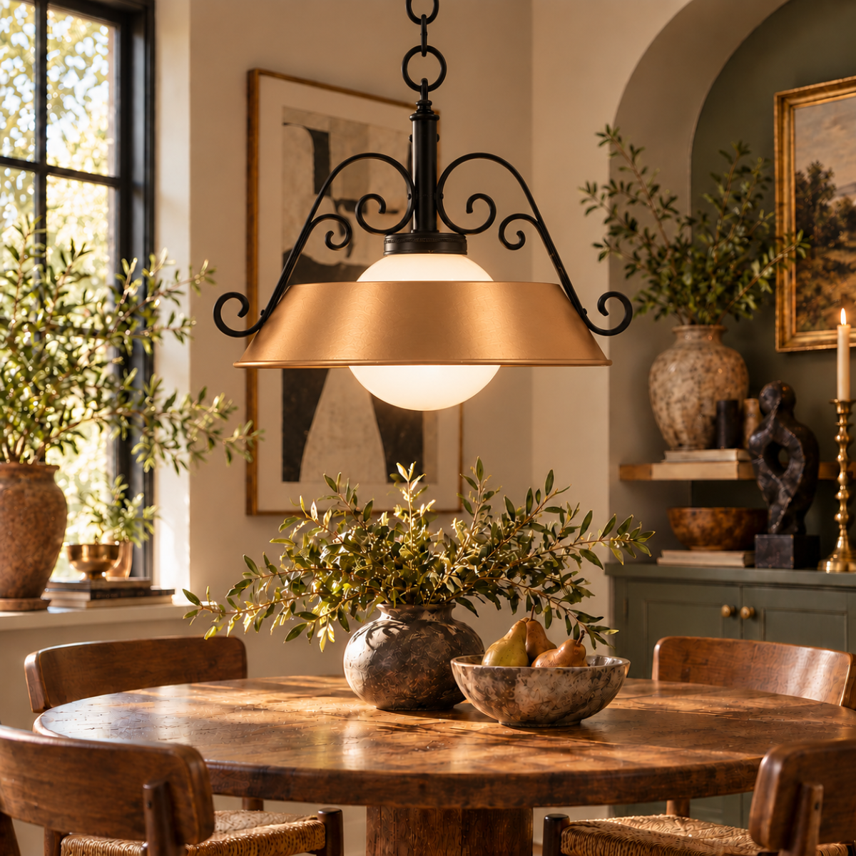 Refurbished MCM Swag Chandelier Lighting Superb 1960&