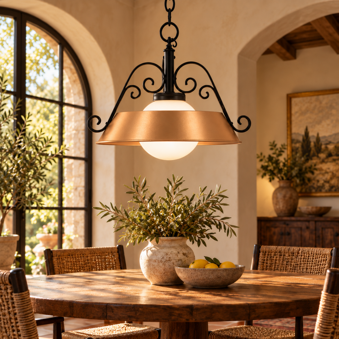 Refurbished MCM Swag Chandelier Lighting Superb 1960&