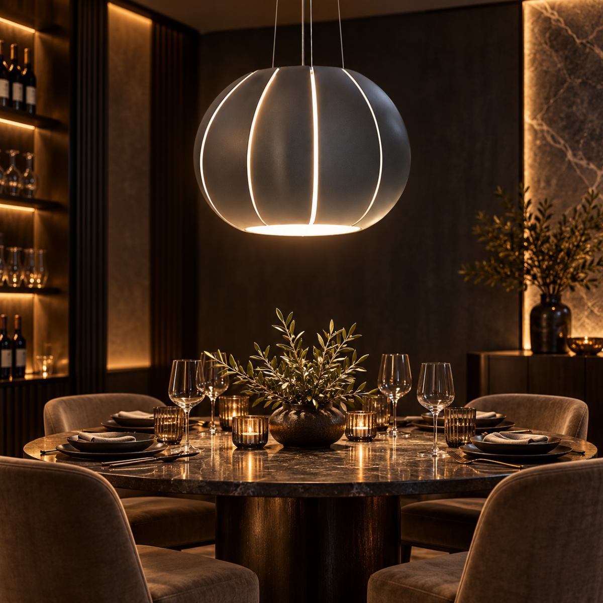 Vibia Barcelona Spain Citrus XL Sculptural Pendant Light