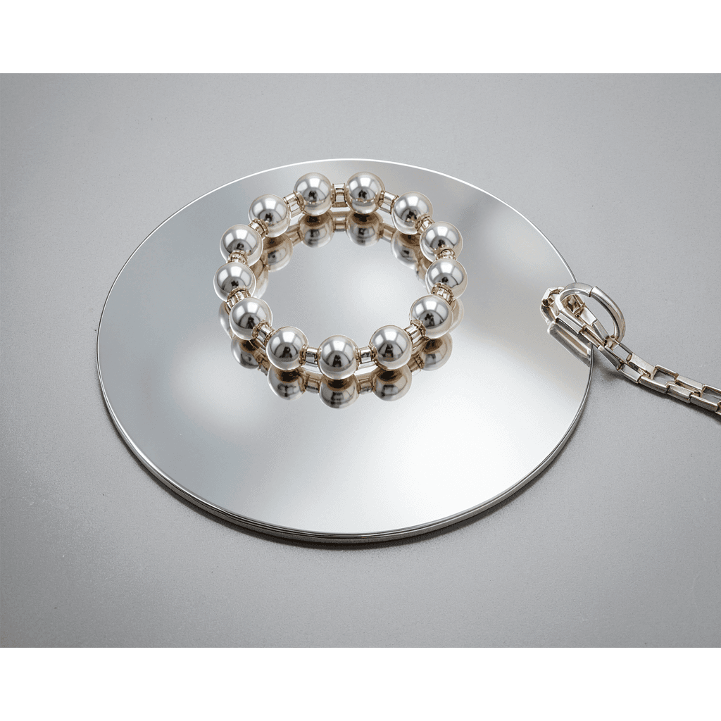 Rare Owe Johansson Sweden Finland Sterling XL Statement Necklace 1960/70s, alternate product view 5