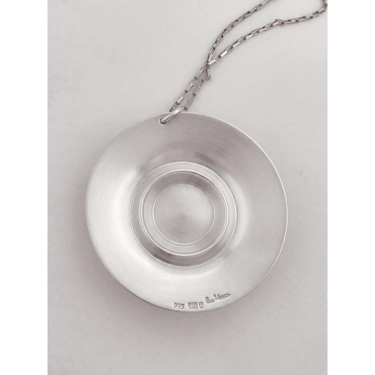 Rare Owe Johansson Sweden Finland Sterling XL Statement Necklace 1960/70s, alternate product view 4