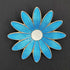 Aksel Holmsen Jewelry Rare Aksel Holmsen Norway Sterling & Enamel Large Daisy Brooch Circa 1940&