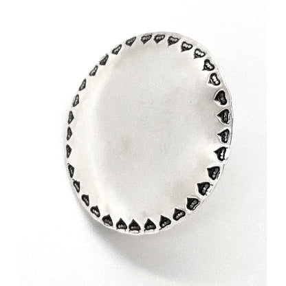 Anders Ring Denmark Jewelry Rare Anders Ring Denmark Art Deco Sterling Heart Stamped Brooch Circa 1930&