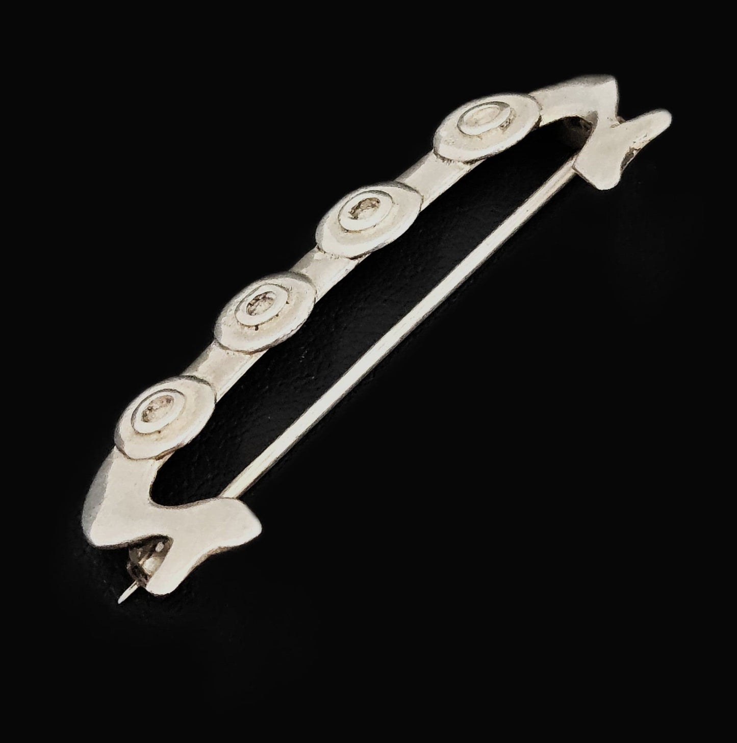 Antique Scandinavian Silver Viking Brooch Jewelry Antique Sterling Silver Scandinavian Viking Long Boat w/ Shields Brooch Pin