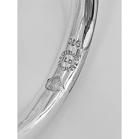 Antonio Pineda Taxco Jewelry Antonio Pineda Taxco Sterling Silver Modernist Bangle Bracelet Circa 1960s