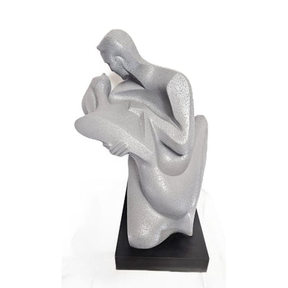 Austin Productions Sculpture Alexsander Danel For Austin Lovers Deco Modernist Huge Ceramic Sculpture 1990