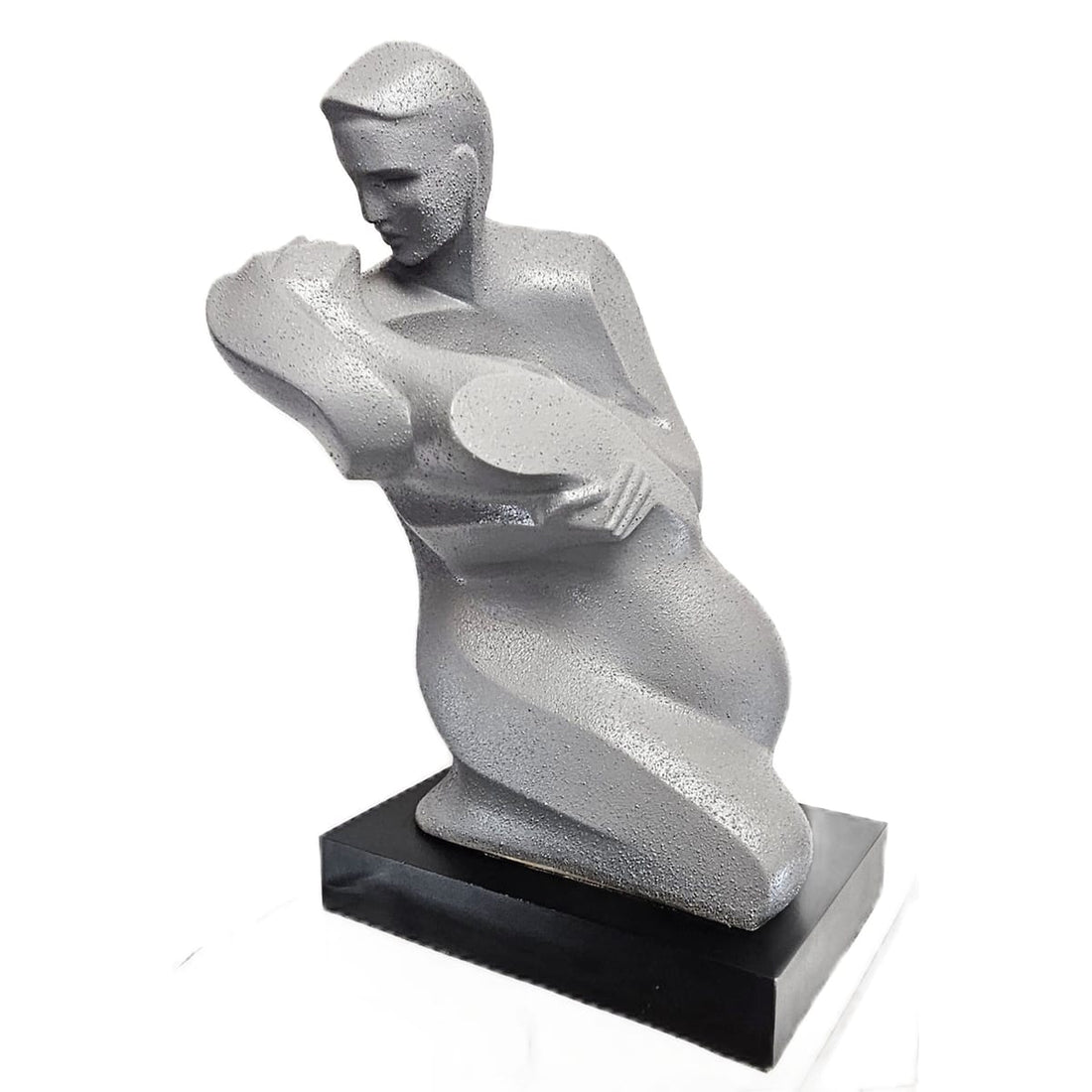 Austin Productions Sculpture Alexsander Danel For Austin Lovers Deco Modernist Huge Ceramic Sculpture 1990