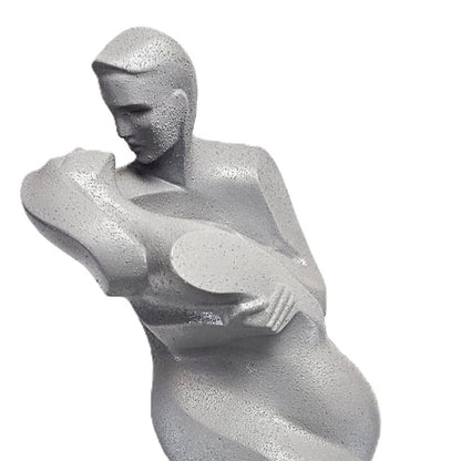 Austin Productions Sculpture Alexsander Danel For Austin Lovers Deco Modernist Huge Ceramic Sculpture 1990