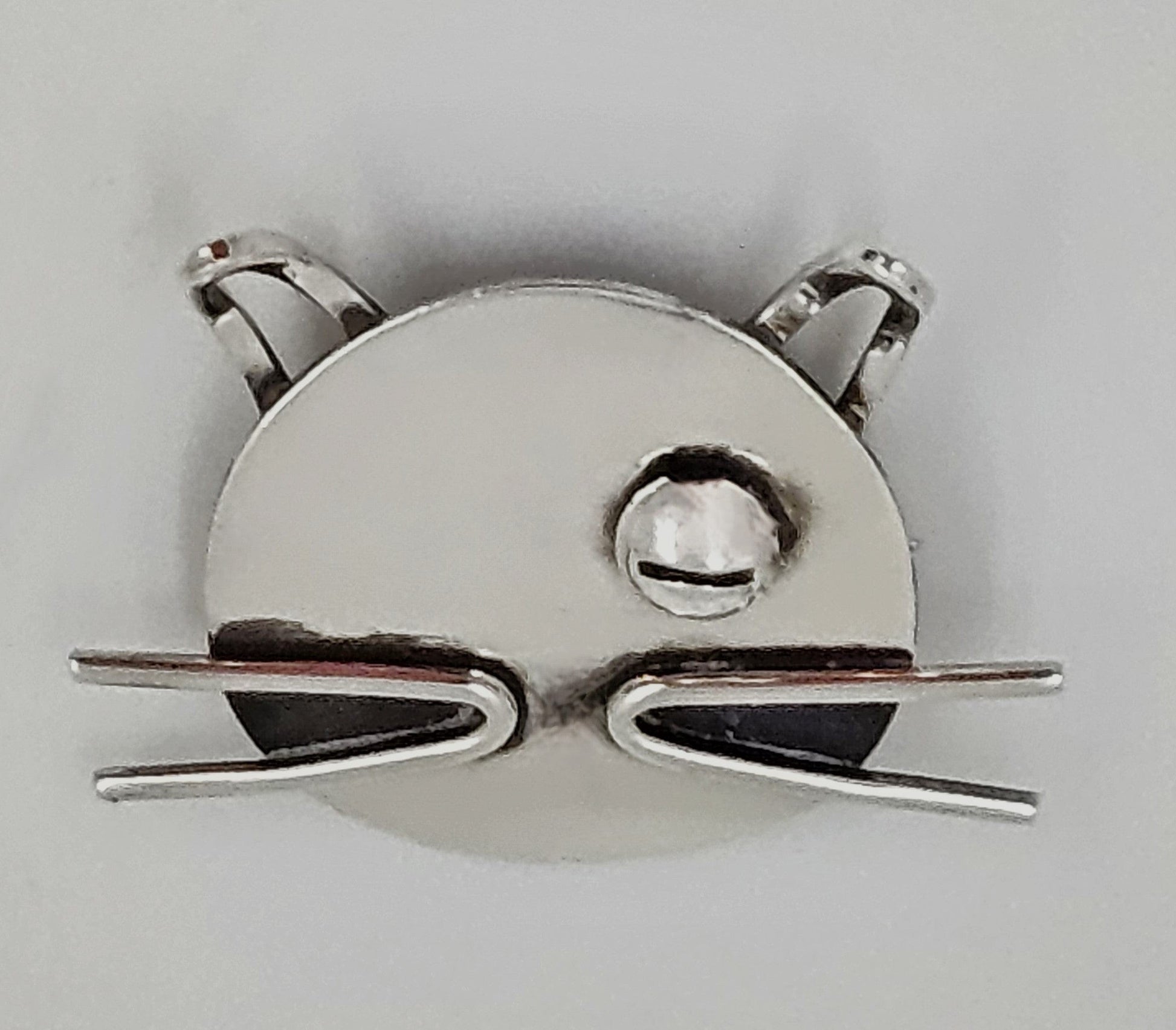 Bill Tendler Jewelry Rare US Designer Bill Tendler Sterling Modernist 3D Winking Cat Brooch 1950s