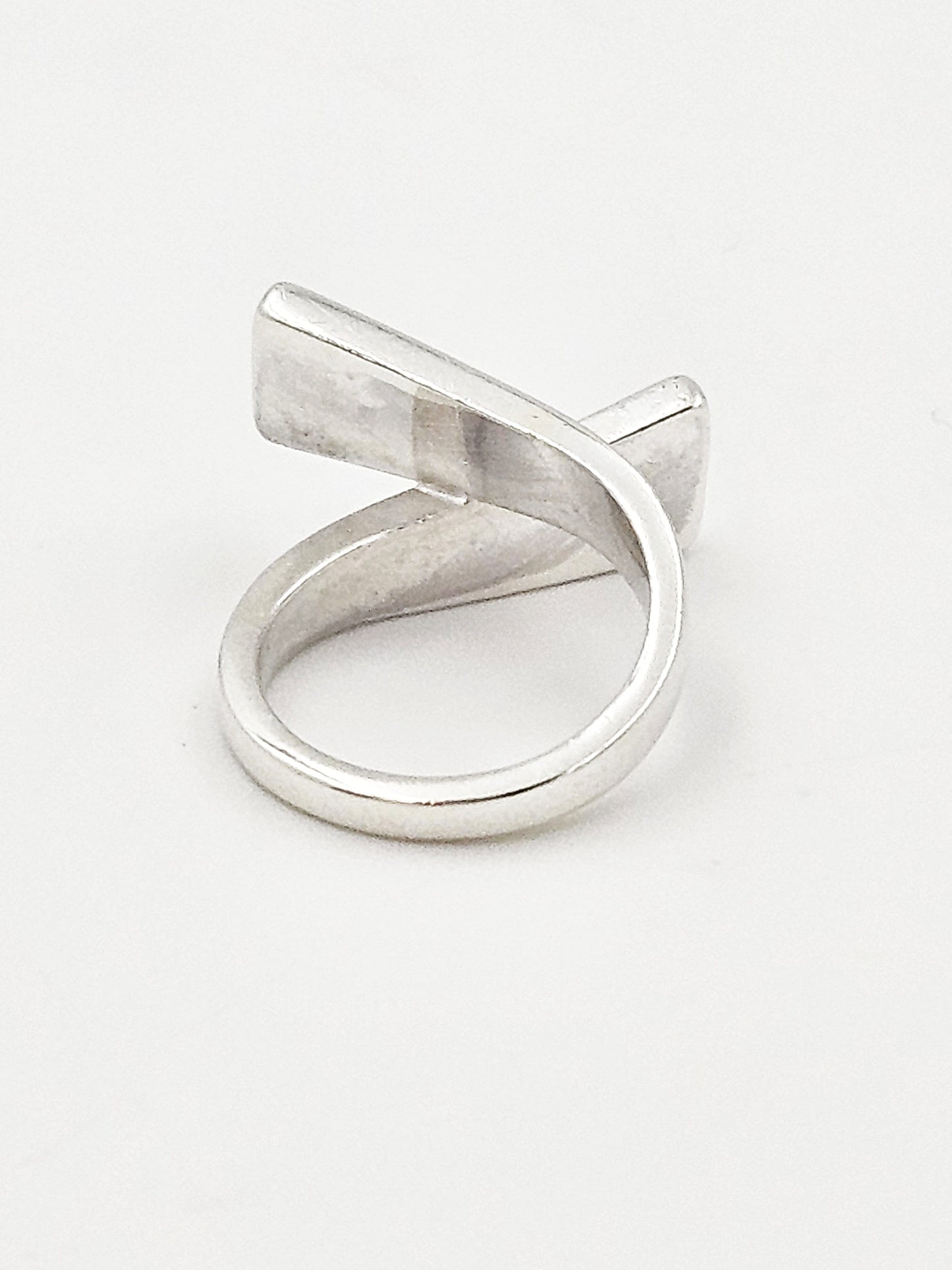 Borup Jewelry Danish Designer S Borup Sterling Silver Cocktail Ring 1960's