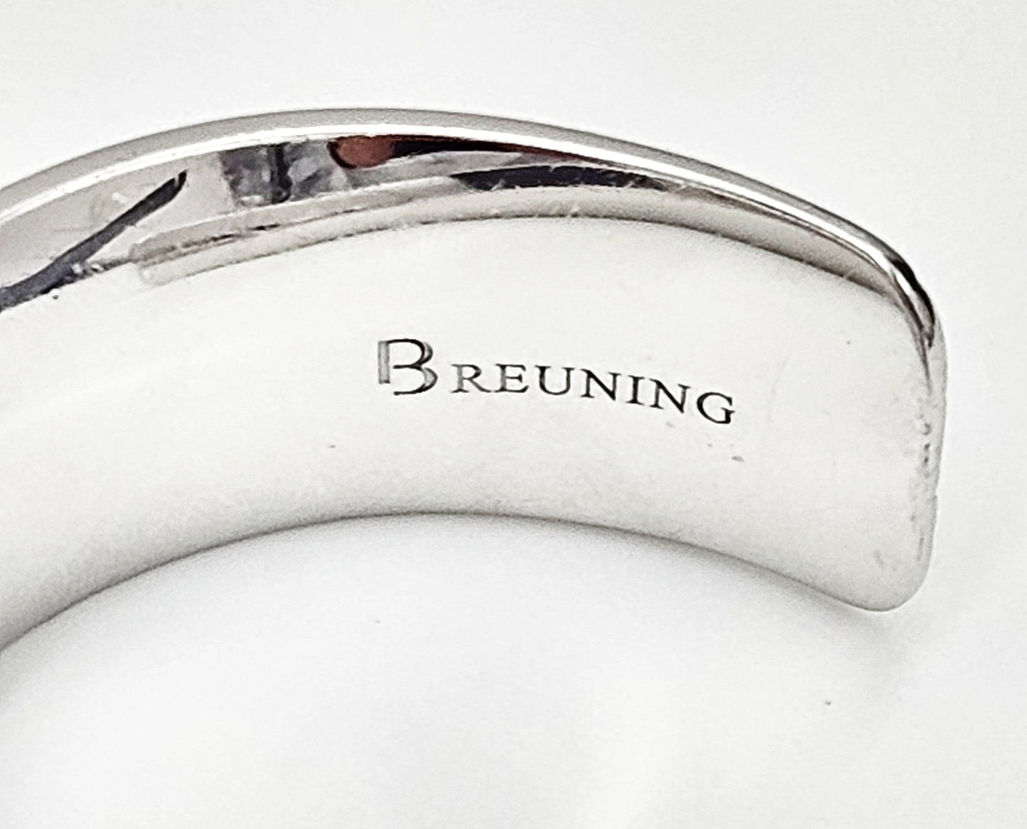 Breuning Jewelry NWOT Designer Breuning Sterling Silver & Rose Gold Plated Cuff Bracelet