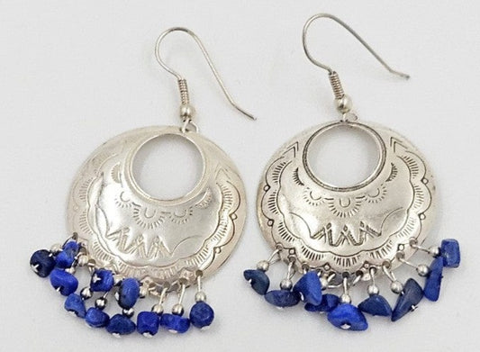 Carolyn Pollack Relios Jewelry C Relios Carolyn Pollack Sterling Turquoise Lapis Lazuli Earrings Set 2