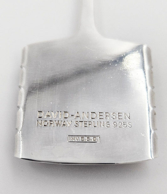David Andersen Jewelry David Andersen BSO Norway 925 Enamel Modernist Statement Necklace 1960s