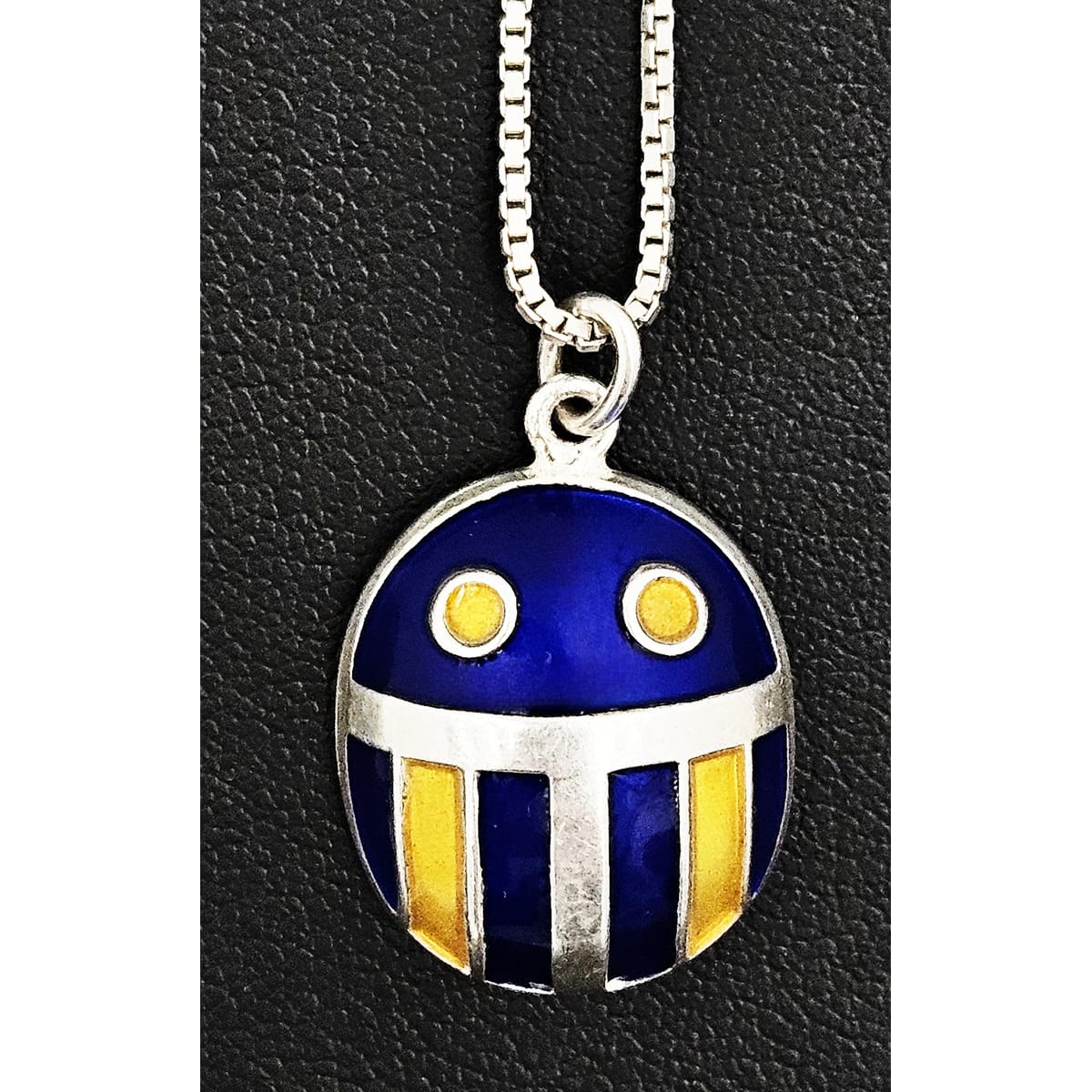 David Andersen Jewelry David Andersen Norway Sterling &amp; Enamel Ladybug Necklace 1960s