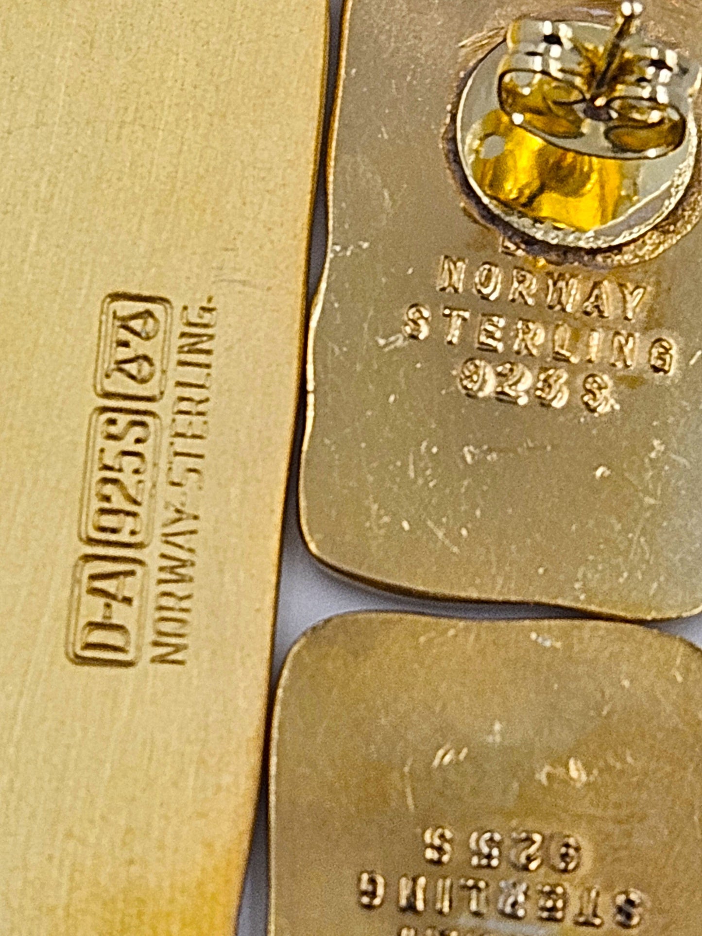 David Andersen Jewelry RARE David Andersen 925 Enamel Autumn 4 Seasons Brooch Earrings Set 1959