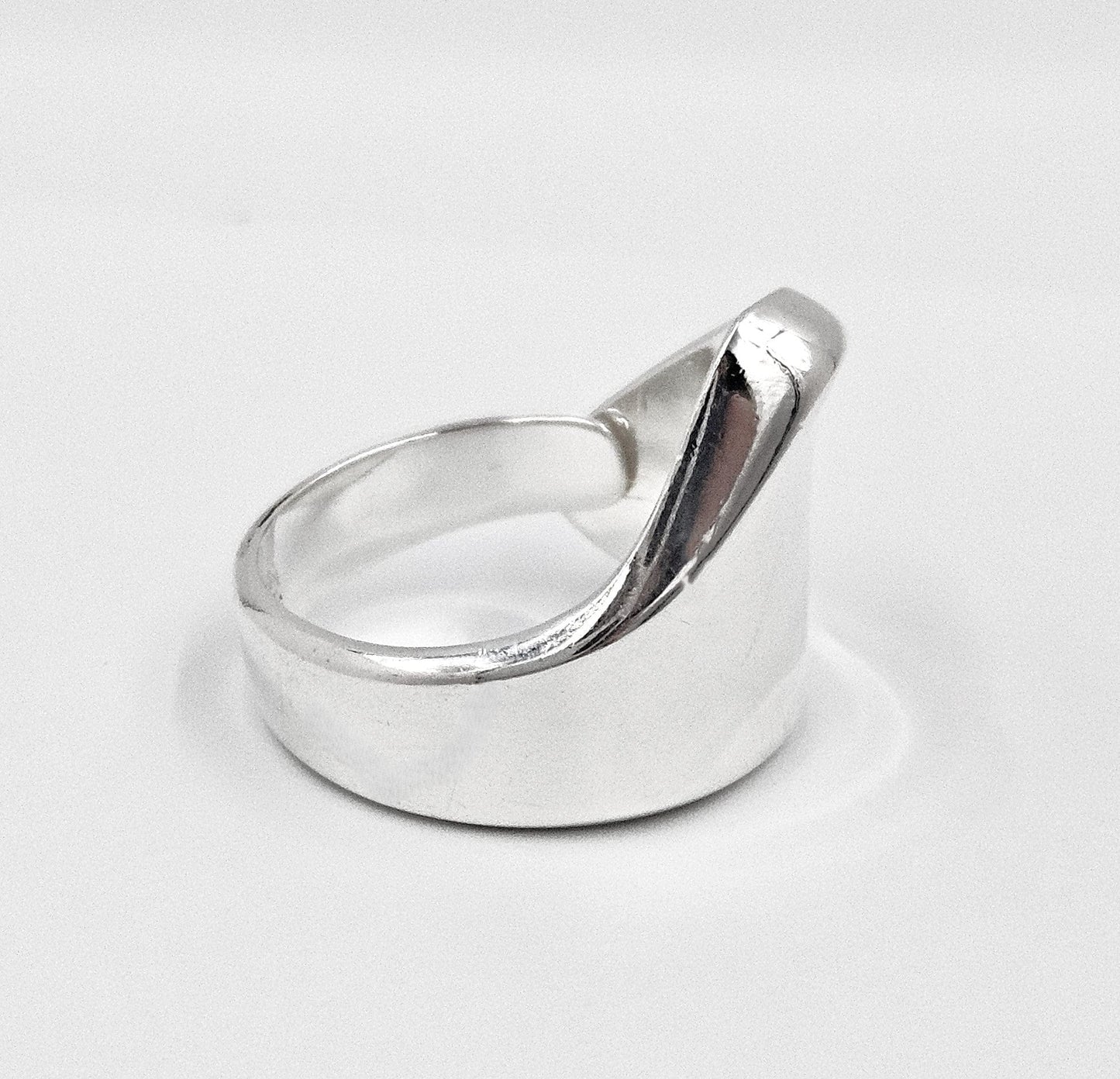 David Andersen Jewelry Superb David Andersen Norway Sterling Silver Modernist Statement Ring 1960s