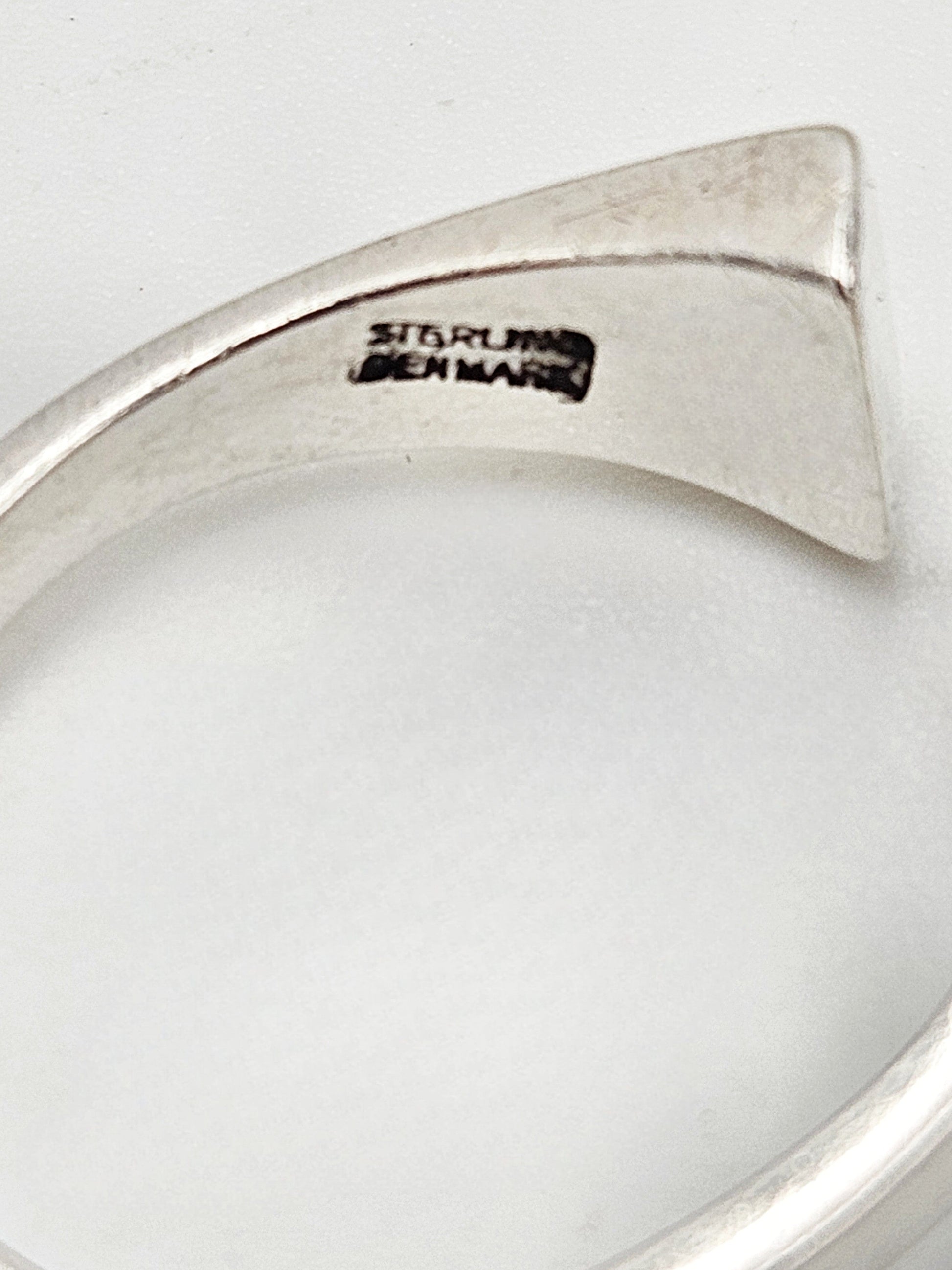 Denmark Sterling Jewelry Vintage Designer Denmark Sterling Silver Ring