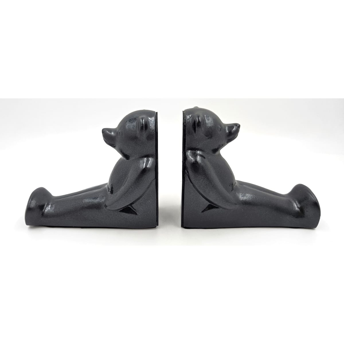 Dolbi Cashier Bookends Superb Dolbi Cashier Solid Brass Modernist Koons Style Bear Bookends C 1980s
