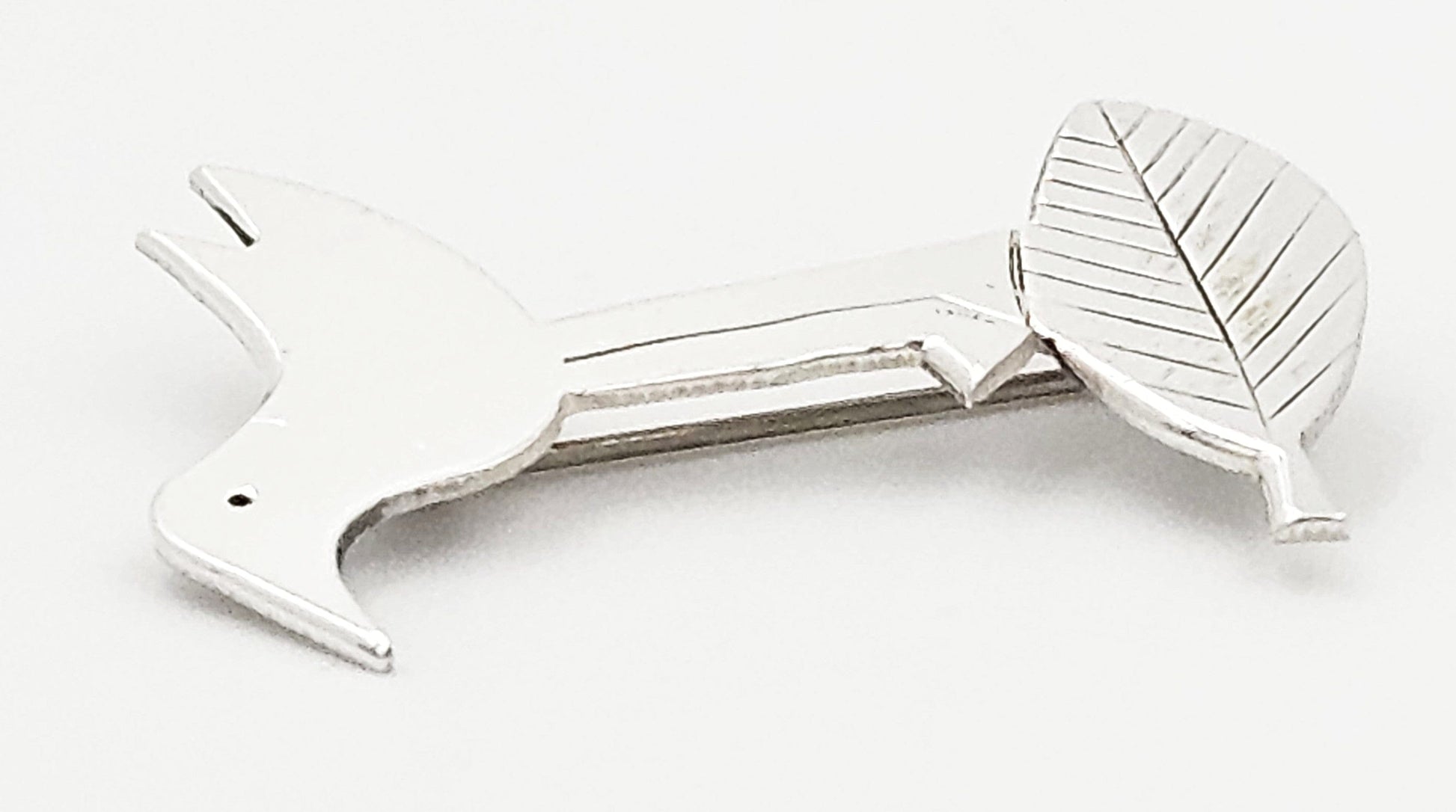 E Mik Jewelry US Artisan E Mik Sterling Silver Abstract Modernist Brooch Pin