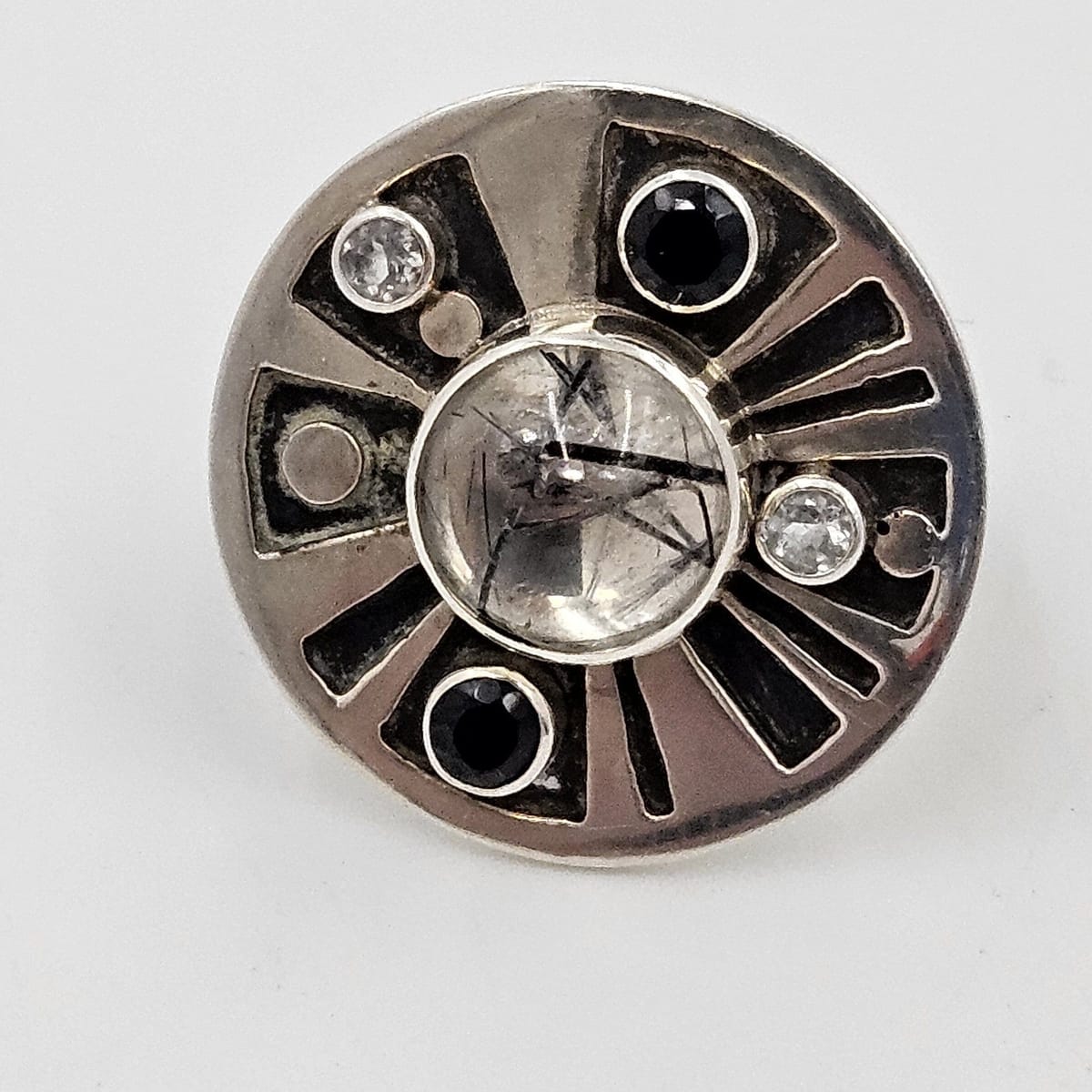 Echo of the Dreamer Jewelry Superb Echo of the Dreamer Sterling  Large Cocktail Ring 1990&