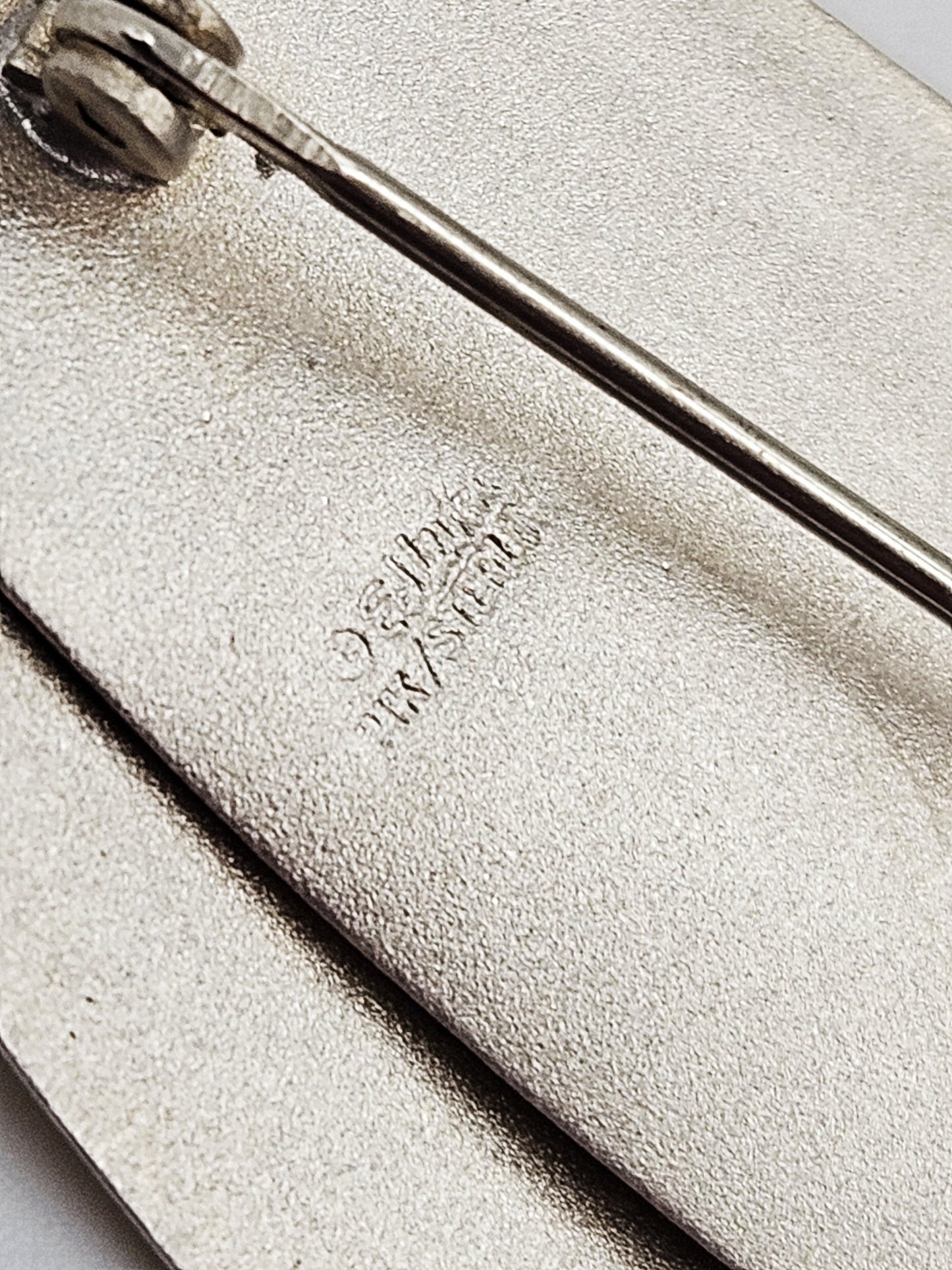 Ed Levin Jewelry Iconic Designer Ed Levin Abstract Modernist Sterling Brooch Rare 1950/60s