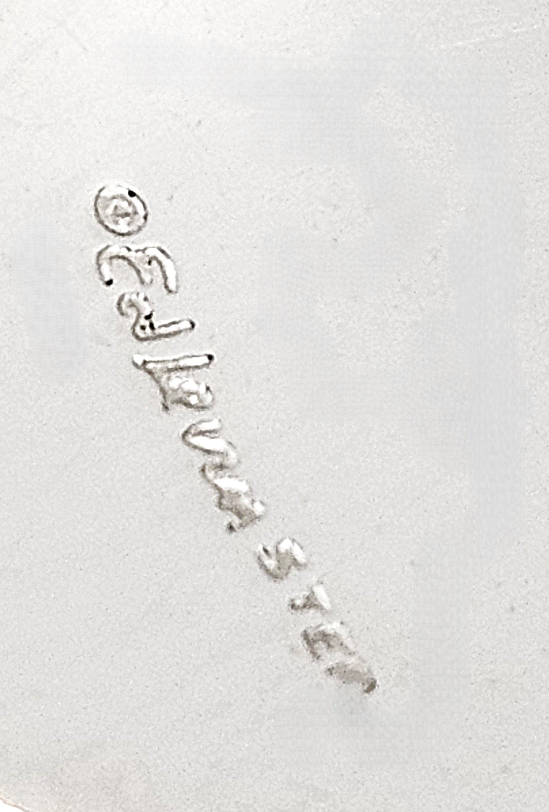 Ed Levin Jewelry Iconic Ed Levin Modernist Sterling Silver 3D Heart Brooch Circa 1980/90s