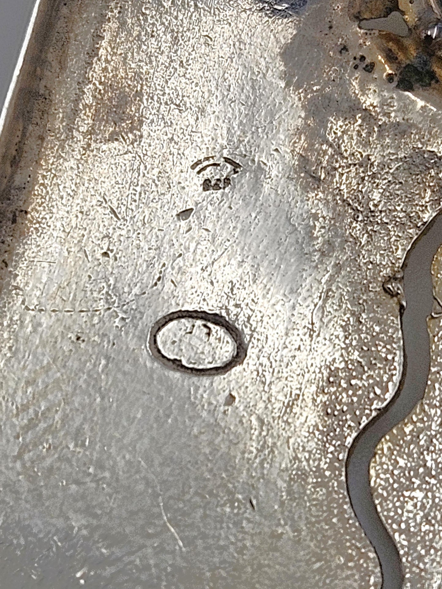 Elizabeth Prior Jewelry Elizabeth Prior Sterling 14K Blue Topaz Modernist Brooch 1990s