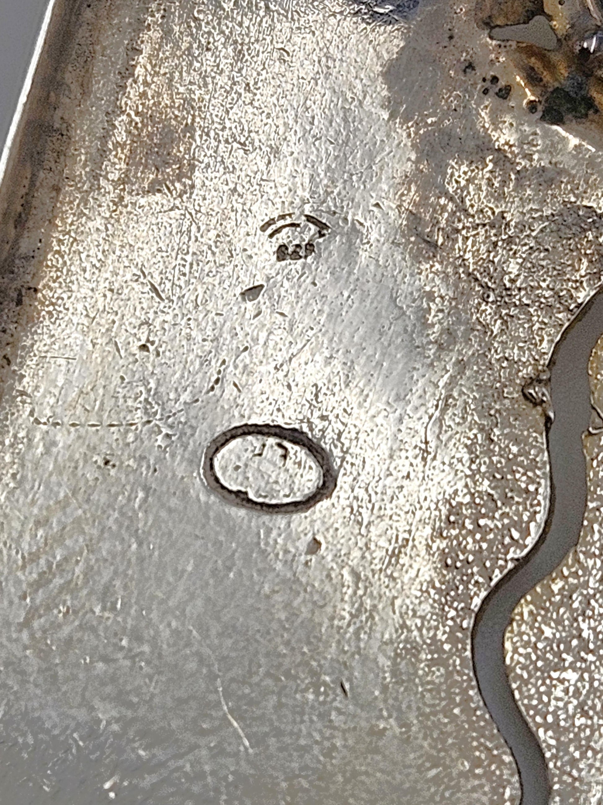 Elizabeth Prior Jewelry Elizabeth Prior Sterling 14K Blue Topaz Modernist Brooch 1990s