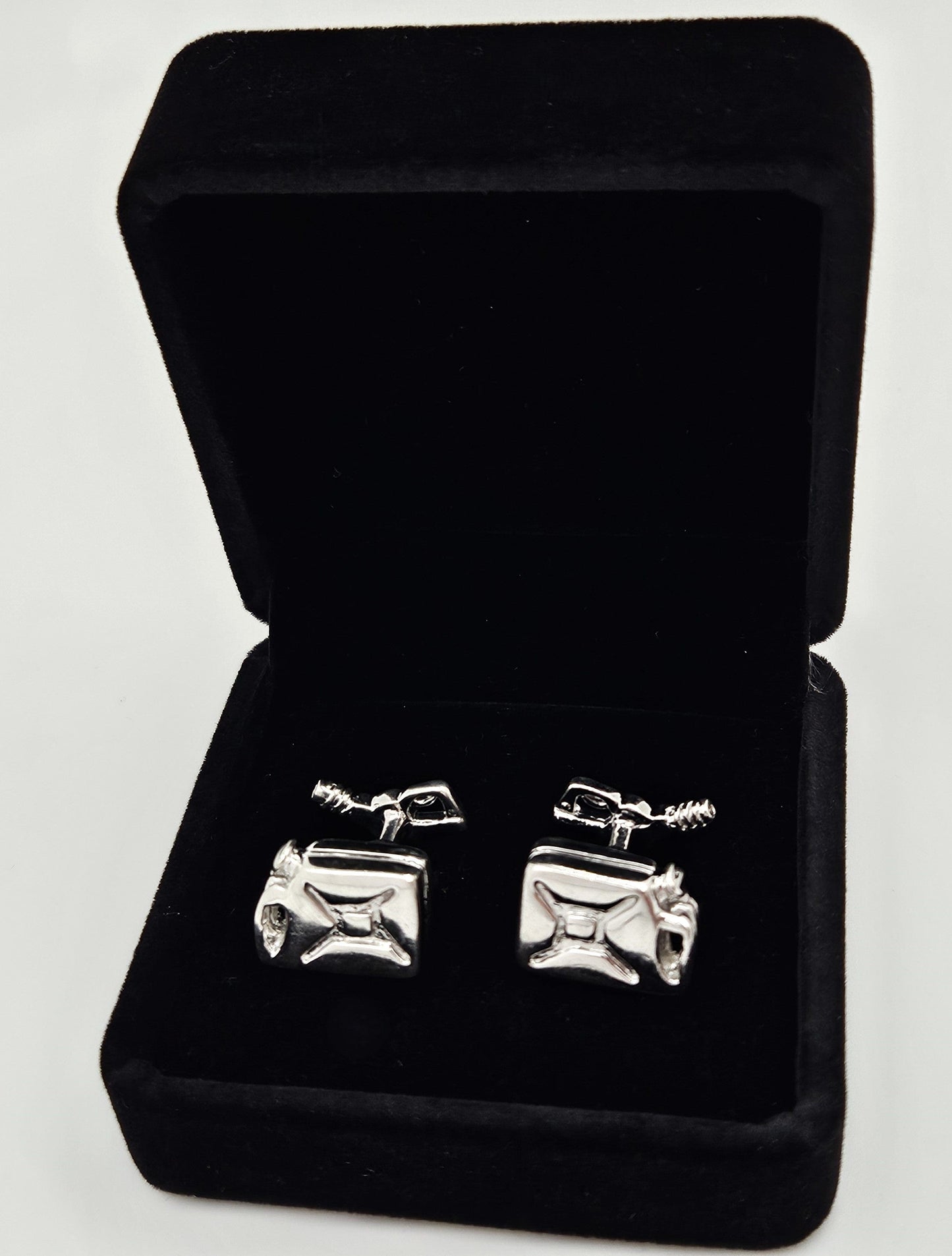 Erika Hult de Corral "Ric" Jewelry OOAK Erika Hult de Corral "Ric" Taxco Sterling Pop Art Cufflinks Circa 1980's