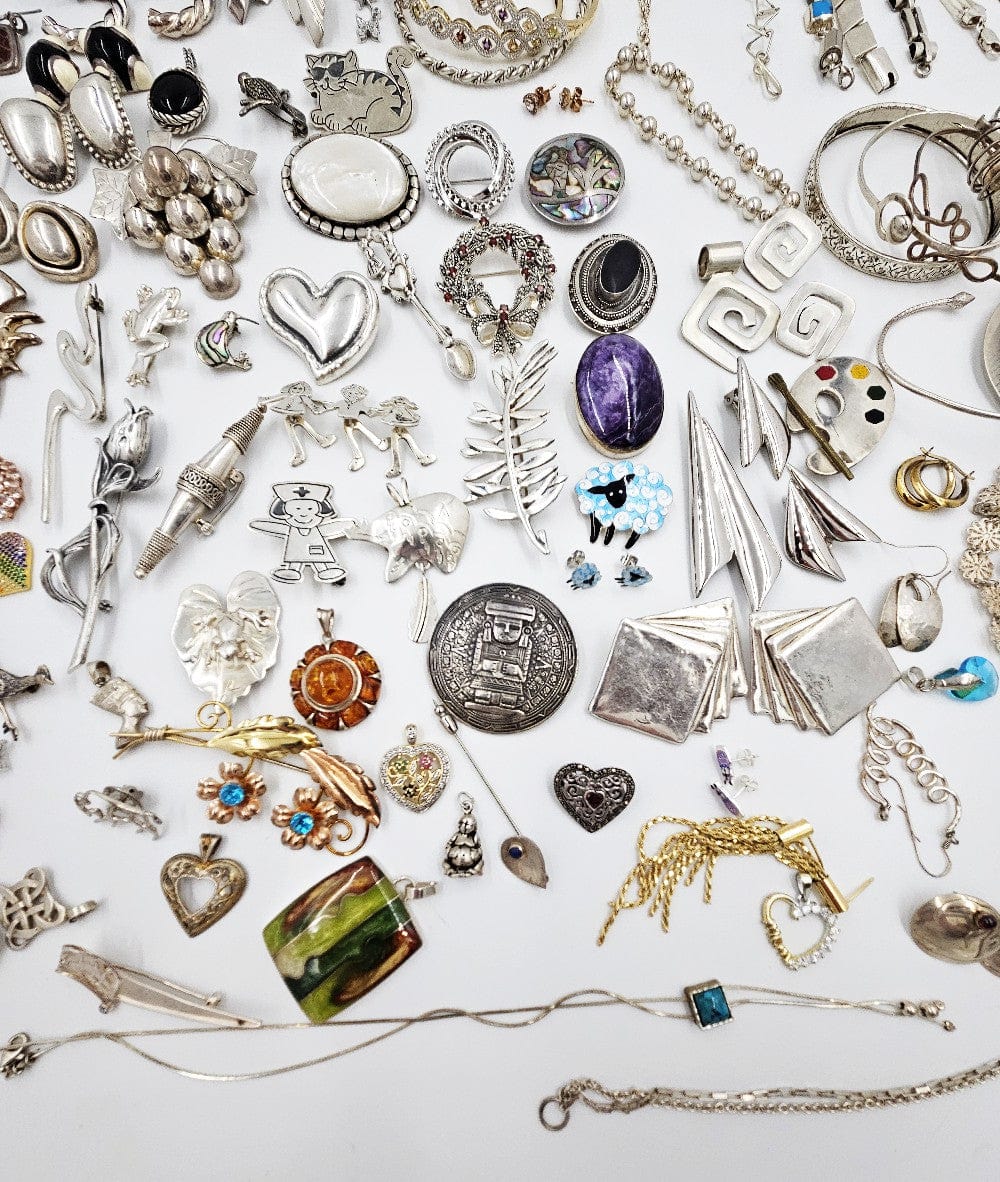 Estate Silver Jewelry Reserved for Michael