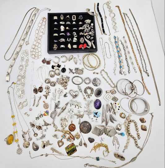 Estate Silver Jewelry Reserved for Michael