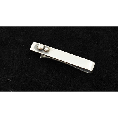 Fritzi Stevens Jewelry Mid Century Modern NYC Designer Fritzi Stevens Sterling Silver Modernist Tie/Money Clip