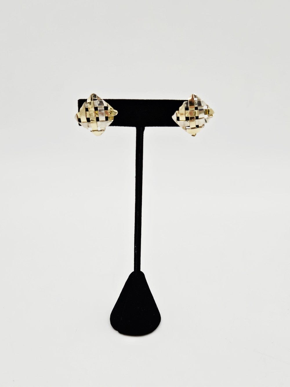 Gabriel Ofiesh Jewelry Gabriel Ofiesh Sterling 18k Modernist Earrings